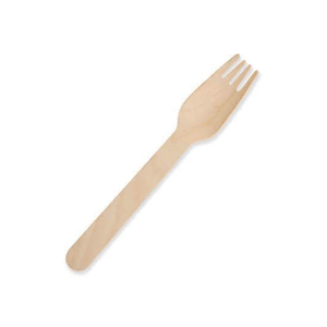 Wooden 16cm fork - 100/SLV
